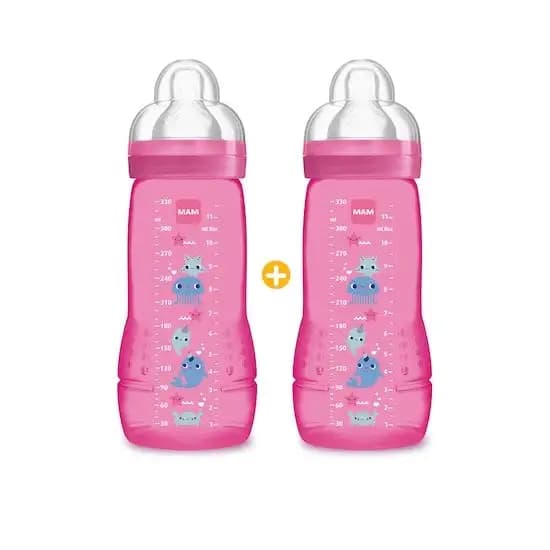 Lot de 2 biberon 2ème âge 330ml